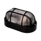APLIQUE IP54 OVAL NEGRO