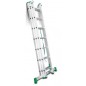 Escalera 3 tramos con base 7 peldaños