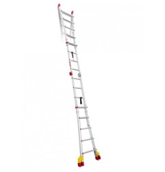 ESCALERA TELESCÓPICA FARAONE 12+12