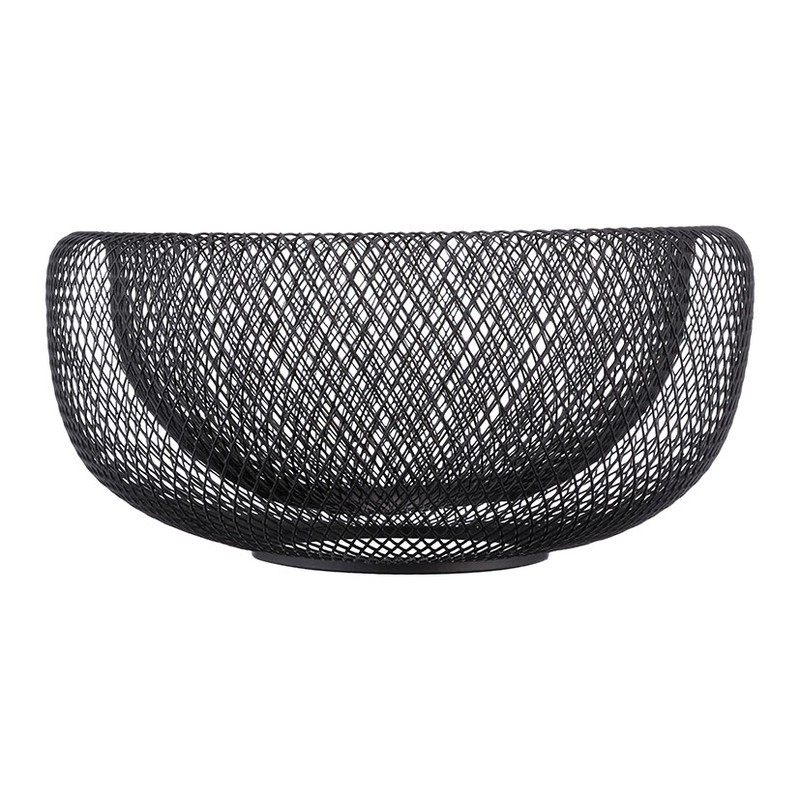 FRUTERO METALICO NEGRO 27 CM.