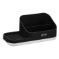 DISPENSADOR JABON C/PORTAESPONJAS NEGRO
