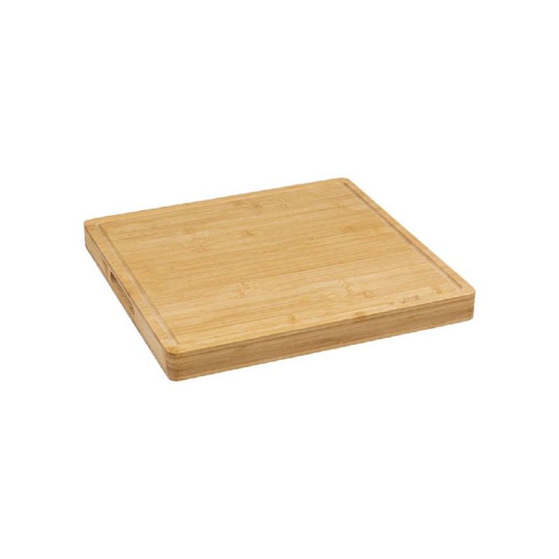 TABLA CORTAR BAMBU 37X37XH.3,5 CM.