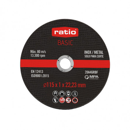 Disco de corte inox/metal RATIO Basic Ø 115 mm