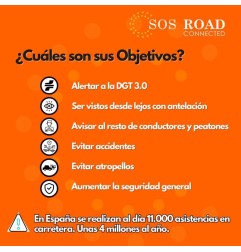 LUZ EMERGENCIA V16 CONECTADA TRÁFICO