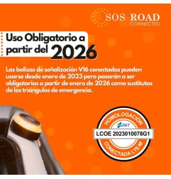 LUZ EMERGENCIA V16 CONECTADA TRÁFICO