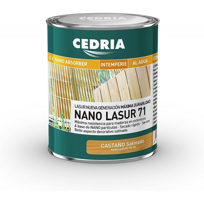 CEDRIA NANO LASUR 71 - CASTAÑO - 4L