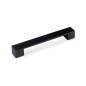 Tirador Assen, L 164mm, intereje 128mm, Pintado negro, ABS Tirador Assen, L 164mm, intereje 128mm, Pintado negro, ABS