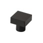 POMO CUADRADO NEGRO 25MM - 24MM ALTURA POMO CUADRADO NEGRO 25MM - 24MM ALTURA