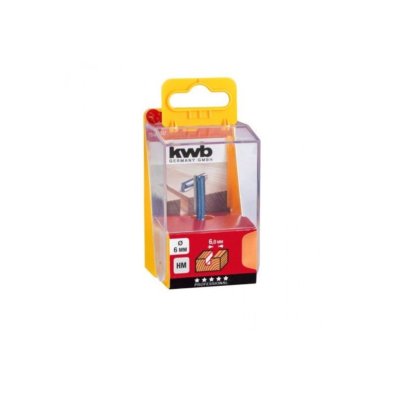 FRESA RECTA MD CORTE 6MM MANGO 8MM