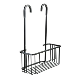 CESTA BAÑO TATAY ALUMINIO BLACK CON COLGADOR