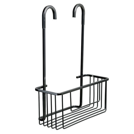 CESTA BAÑO TATAY ALUMINIO BLACK CON COLGADOR