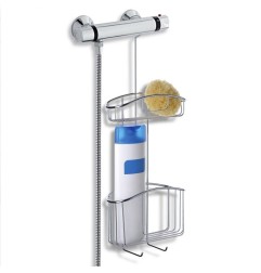 CESTA BAÑO TATAY INOX. CON COLGADOR