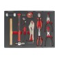 CARRO METALICO TALLER 7 CAJONES+172 PZAS