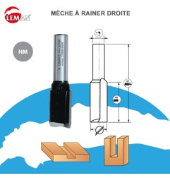 FRESA RANURADO RECTA D.8MM MANGO 6MM