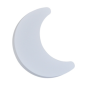 POMO LUNA 100MM MADERA BLANCO