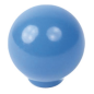 POMO BOLA ABS 34MM AZUL MEDIO BRILLO