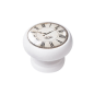 POMO MADERA LACA BLANCA RELOJ 40MM