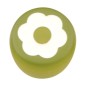 POMO METACRILATO VERDE FLOR