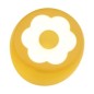POMO METACRILATO AMARILLO FLOR