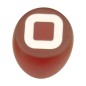 POMO METACRILATO ROJO CUADRADO