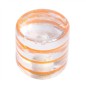 POMO CILINDRO CRISTAL NARANJA 26MM