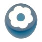 POMO METACRILATO AZUL FLOR
