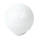 POMO ABS BOLA BLANCO BRILLO 34MM