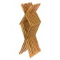 TABURETE PLEGABLE 40X32X45CM. BAMBU
