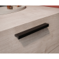 TIRADOR BREMEN 96/128 ALUMINIO NEGRO TIRADOR BREMEN 96/128 ALUMINIO NEGRO