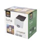 FOCO SOLAR LUNA 8W 800 LUMENS NEGRO