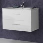 MUEBLE BAÑO + ENCIMERA SPRING SUSPENDIDO 100CM BLANCO
