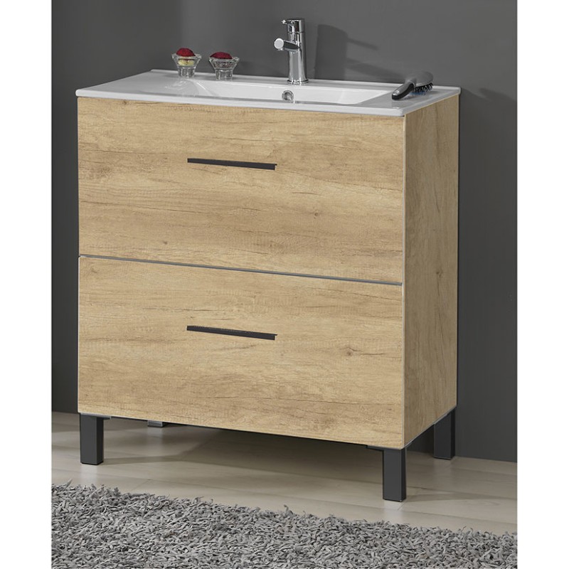 MUEBLE BAÑO+ENCIM SPRING SUELO 100 ARIZO