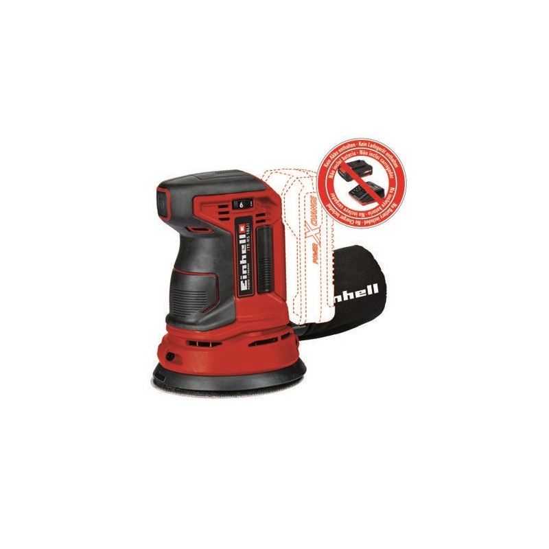 LIJADORA EXCÉNTRICA EINHELL TE-RS 18V