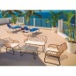 CONJUNTO RATÁN SOFÁ + 2 SILLONES + MESA BAJA SITGES
