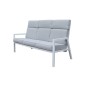 CONJUNTO ALUMINIO SOFA + 2 SILLAS + 2PUFS + MESA ALTA