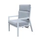 CONJUNTO ALUMINIO SOFA + 2 SILLAS + 2PUFS + MESA ALTA