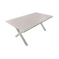 CONJUNTO ALUMINIO SOFA + 2 SILLAS + 2PUFS + MESA ALTA