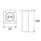 PATA ECO REDONDA PT23 100x30mm NEGRA PATA ECO REDONDA PT23 100x30mm NEGRA