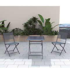 Mesa jardín plegable Parma