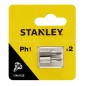 2 PUNTAS PHILIPS PH1 25MM STANLEY