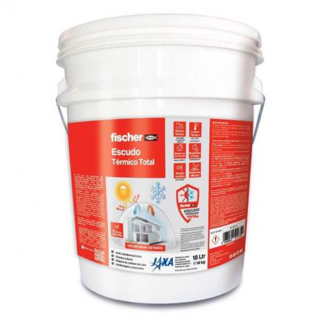 PINTURA TÉRMICA TOTAL FISCHER 18L BLANCO