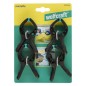 PACK 4 PINZAS MICROFIX CON RESORTE WOLFCRAFT