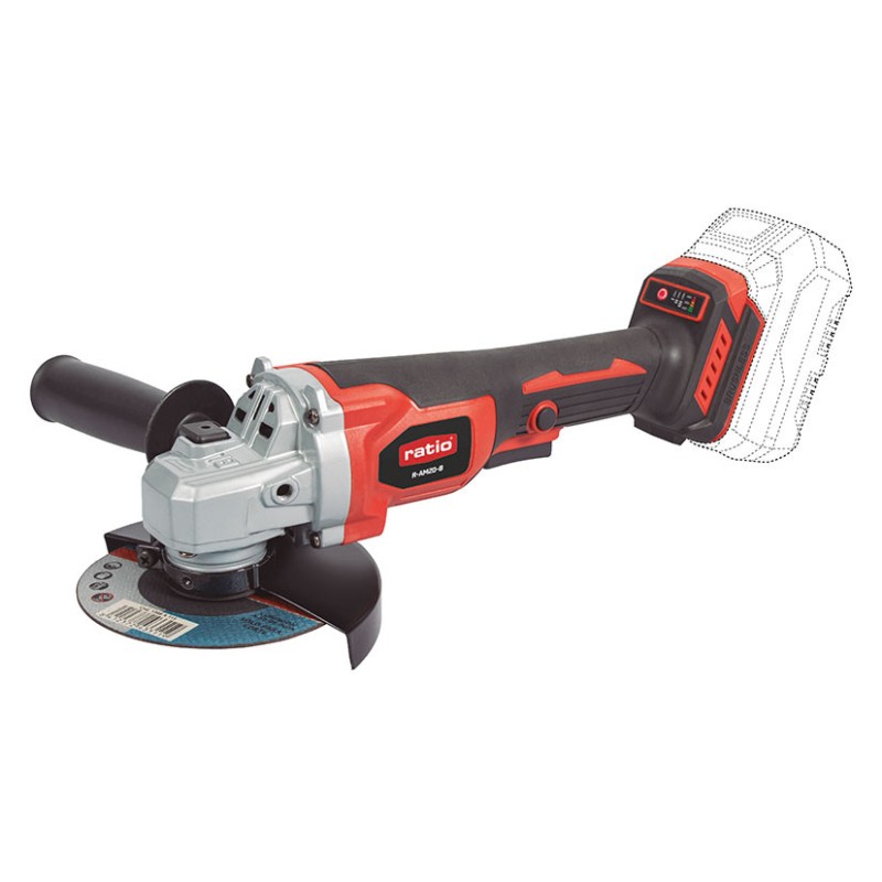 AMOLADORA BATERÍA BRUSHLESS Ø115MM RAM20-B