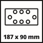 LIJADORA ORBITAL BATERÍA TC-OS 18/187 LI EINHELL LIJADORA ORBITAL BATERÍA TC-OS 18/187 LI EINHELL