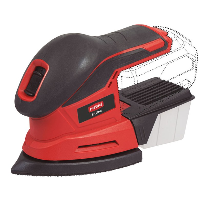 LIJADORA BATERÍA TIPO MOUSE R-L20-B