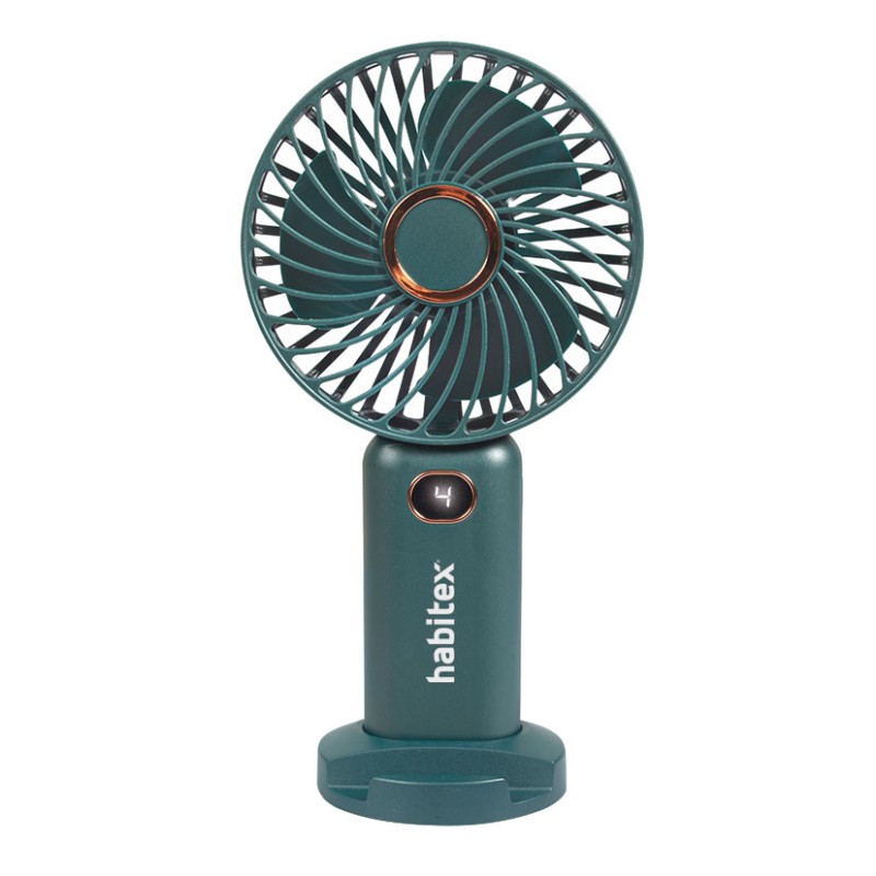 VENTILADOR DE MANO USB HABITEX VERDE