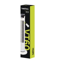 VENTILADOR TORRE VT60 CON MANDO A DISTANCIA HABITEX