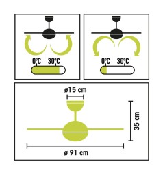 VENTILADOR TECHO LED M.VTR5000