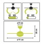 VENTILADOR TECHO LED VTR5000 HABITEX VENTILADOR TECHO LED VTR5000 HABITEX