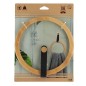 SERIE BAMBU/NEGRO. TOALLERO REDONDO SERIE BAMBU/NEGRO. TOALLERO REDONDO